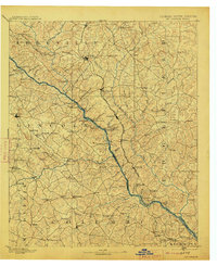 1912 Map of Mc Cormick, 1913 Print