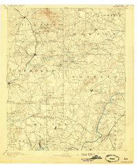 1894 Map of Suwanee