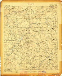 preview thumbnail of historical topo map of Tallapoosa, GA in 1889