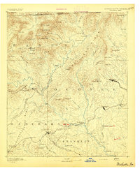 1892 Map of Walhalla