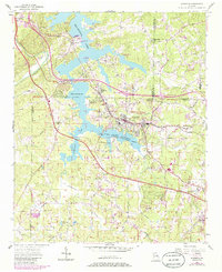 Download a high-resolution, GPS-compatible USGS topo map for Acworth, GA (1986 edition)