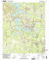Download a high-resolution, GPS-compatible USGS topo map for Acworth, GA (1993 edition)