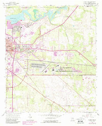 Download a high-resolution, GPS-compatible USGS topo map for Albany East, GA (1988 edition)