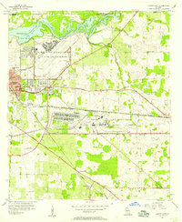1956 Map of Albany East, 1957 Print