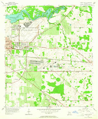 Download a high-resolution, GPS-compatible USGS topo map for Albany East, GA (1965 edition)