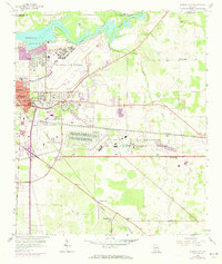 Download a high-resolution, GPS-compatible USGS topo map for Albany East, GA (1973 edition)