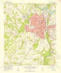 1956 Map of Albany West, 1957 Print