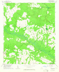 preview thumbnail of historical topo map of Burke County, GA in 1964