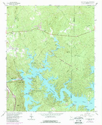 Download a high-resolution, GPS-compatible USGS topo map for Allatoona Dam, GA (1986 edition)