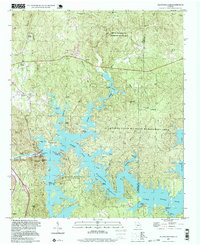Download a high-resolution, GPS-compatible USGS topo map for Allatoona Dam, GA (1999 edition)