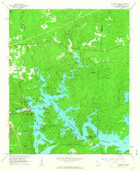 preview thumbnail of historical topo map of Bartow County, GA in 1961