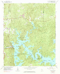Download a high-resolution, GPS-compatible USGS topo map for Allatoona Dam, GA (1984 edition)