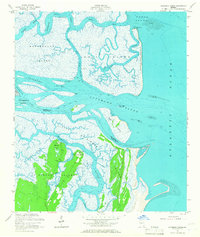 Download a high-resolution, GPS-compatible USGS topo map for Altamaha Sound, GA (1967 edition)