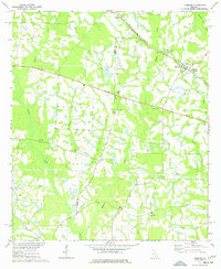 1972 Map of Irwin County, GA, 1977 Print