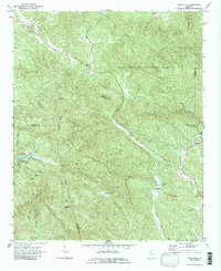 Download a high-resolution, GPS-compatible USGS topo map for Amicalola, GA (1987 edition)