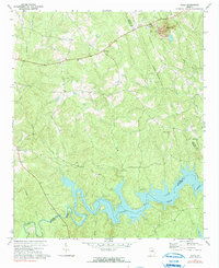 Download a high-resolution, GPS-compatible USGS topo map for Aonia, GA (1991 edition)