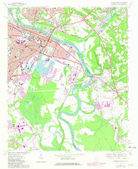 Download a high-resolution, GPS-compatible USGS topo map for Augusta East, GA (1981 edition)