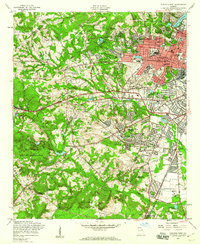 Download a high-resolution, GPS-compatible USGS topo map for Augusta West, GA (1960 edition)