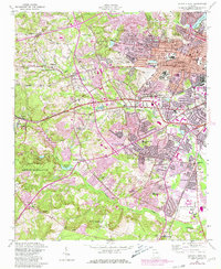 Download a high-resolution, GPS-compatible USGS topo map for Augusta West, GA (1981 edition)