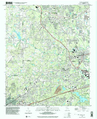 preview thumbnail of historical topo map of Austell, GA in 1999