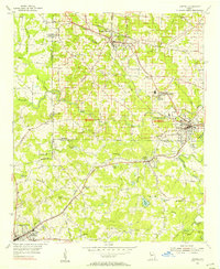 1954 Map of Austell, 1956 Print