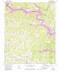 Download a high-resolution, GPS-compatible USGS topo map for Avalon, GA (1986 edition)