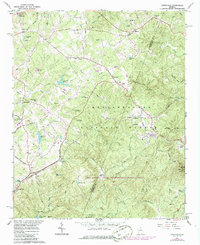 Download a high-resolution, GPS-compatible USGS topo map for Ayersville, GA (1986 edition)
