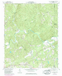 Download a high-resolution, GPS-compatible USGS topo map for Ball Ground East, GA (1986 edition)