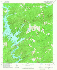 Download a high-resolution, GPS-compatible USGS topo map for Bartletts Ferry Dam, GA (1966 edition)