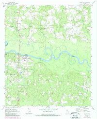 preview thumbnail of historical topo map of Toombs County, GA in 1970