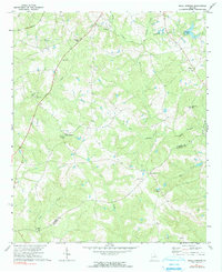 Download a high-resolution, GPS-compatible USGS topo map for Beall Springs, GA (1991 edition)
