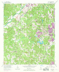Download a high-resolution, GPS-compatible USGS topo map for Ben Hill, GA (1969 edition)