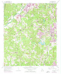 Download a high-resolution, GPS-compatible USGS topo map for Ben Hill, GA (1974 edition)