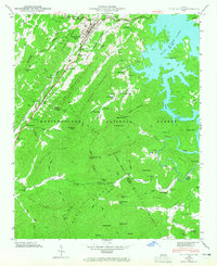 Download a high-resolution, GPS-compatible USGS topo map for Blue Ridge, GA (1965 edition)