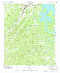 Download a high-resolution, GPS-compatible USGS topo map for Blue Ridge, GA (1975 edition)