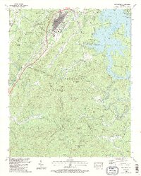 1988 Map of Blue Ridge