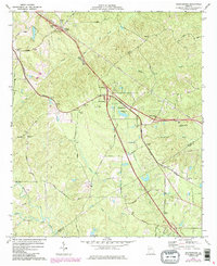 Download a high-resolution, GPS-compatible USGS topo map for Bolingbroke, GA (1985 edition)