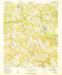 Download a high-resolution, GPS-compatible USGS topo map for Bowdens Pond, GA (1950 edition)