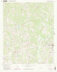 Download a high-resolution, GPS-compatible USGS topo map for Bowdon West, GA (1980 edition)
