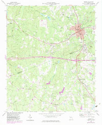 Download a high-resolution, GPS-compatible USGS topo map for Bremen, GA (1983 edition)