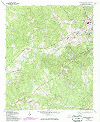 Download a high-resolution, GPS-compatible USGS topo map for Browns Crossing, GA (1986 edition)