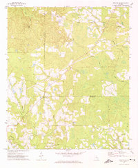 1971 Map of Broxton NE, 1974 Print