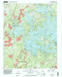 Download a high-resolution, GPS-compatible USGS topo map for Buford Dam, GA (2000 edition)