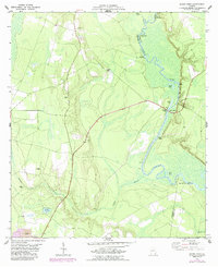 Download a high-resolution, GPS-compatible USGS topo map for Burnt Fort, GA (1987 edition)