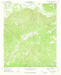 Download a high-resolution, GPS-compatible USGS topo map for Burnt Hickory Ridge, GA (1974 edition)
