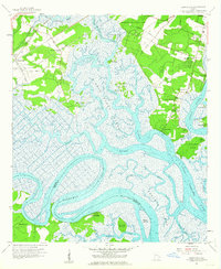 preview thumbnail of historical topo map of Chatham County, GA in 1957