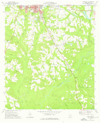 Download a high-resolution, GPS-compatible USGS topo map for Cairo South, GA (1976 edition)