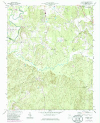 Download a high-resolution, GPS-compatible USGS topo map for Calhoun NE, GA (1986 edition)