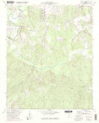 preview thumbnail of historical topo map of Murray County, GA in 1972