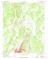 Download a high-resolution, GPS-compatible USGS topo map for Calhoun North, GA (1974 edition)